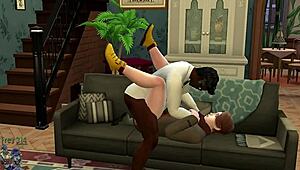 gay threesome with black monster cocks in assfucking hentai