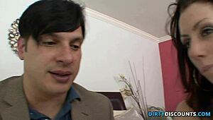 Busty babysitter learns her lesson with cock in hand. She rides hard!