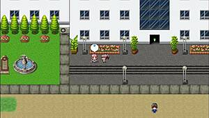 Hey, let that school boy explore the female body in the library!