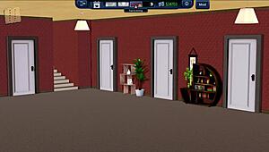 playing harem hotel 73 with anime girls in the hotel