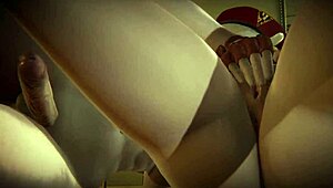 chun li gets creampied by cammy in street fighter futa