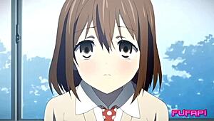 haciendo que mi companera se corra a chorros en este hentai anime.