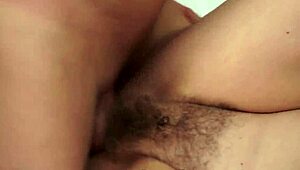 Alluring European granny gets pounded hard in missionary pose. Her saggy tits bounce wild!