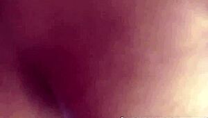 Hey, watch this chocolate babe Jackie Cruz get anal in bath