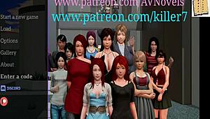 In my new family, emotions run high with small tits and intense hentai scenes