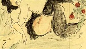 Vintage erotic art collection