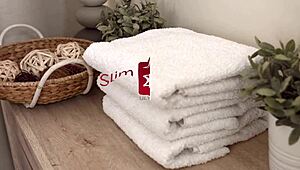 Sofa Weber Brunette Teen 18+ Gets Creampie After Massage