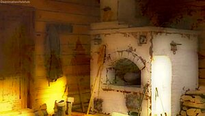 I watch Russian girl Ushio Kofune in hentai cartoon sex scene