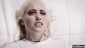 Black Guy Smashes Hot Virgin Teen's Hairy Pussy Hard