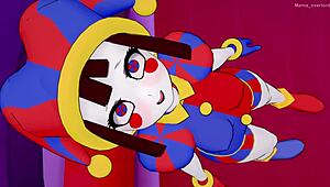 Pomni wants sex again in 3d hentai style