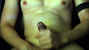 Gay Asian Muscle Twink Jerking and Cumming on Webcam