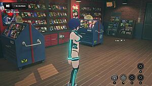 Playing sfw game with porn mods in zenless zone zero featuring gumi