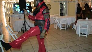 Jamaican Stripper Surprises Milfs with Big Black Cock