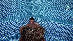 Emotional Interracial Sex In Sauna