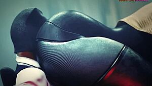 Atomic Heart Hentai 3D Slams Monster Cock Creampie