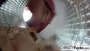 christy dahlia and ivan having lesbian sex in the shower