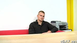 Hot Gay Males Engage In Passionate Oral And Anal Sex