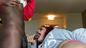 fat girls really know how to suck big dicks better