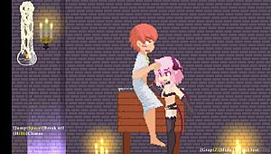 Castle of Temptation Hints at Bondage and Cumshots in Hentai