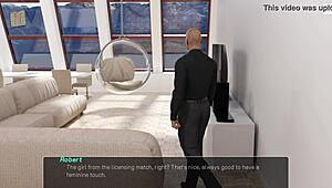 in this 3d cartoon hentai, the master dominates the amateur in a homemade scene