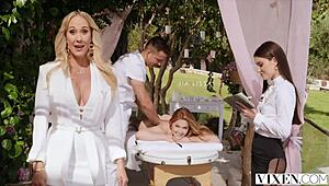 Christy, spill it—secret hotel hookup with Vixen guy?