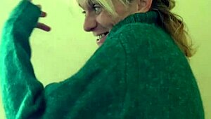 fucked my neighbor's little blonde in washing machine room till she cums twice