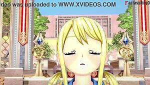 Lucy heartfilia deepthroats in fairy tail fantasy
