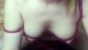 Masked Girl Intensely Masturbates Pussy To Vibrator Orgasm