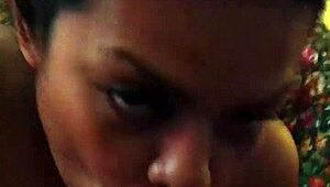 bold latina blowjob in hotel room