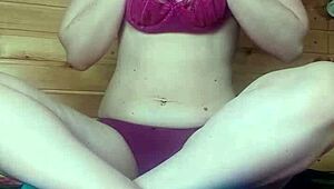 Masked Girl Intensely Masturbates Pussy To Vibrator Orgasm