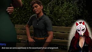 Kate Enjoys Outdoor Public Sex With Brunette Babe In Voyeur Skirt Game