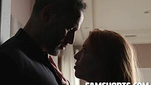 stepsister madi collins' tight petite ass in pov blowjob