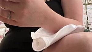 Laina Marie Natural Beauty Does Nudity In Store While SHOPPING