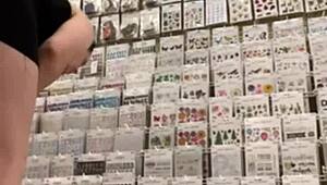 Laina Marie Natural Beauty Does Nudity In Store While SHOPPING