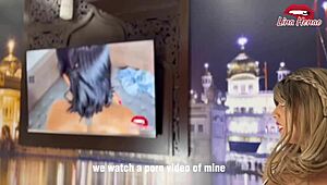 lina henao gets wild watching her own cum-filled clip