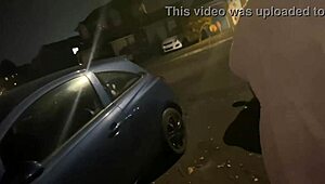 British Cracky Gets Offered Cigarette For Outdoor Ass Fingering