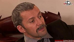 i fuck petite brunette slut with long legs anal in nylon stockings