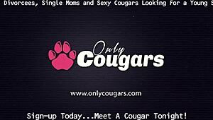 mature slut stuffs her hairy pussy with young dick and loves every second of it. can't get enough!