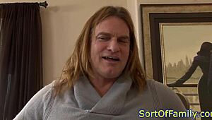 this amateur stepdaughter gets analfucked hard by stepdad in a wild teen encounter