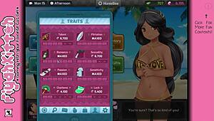 sex with the girl next door in huniepop 😘