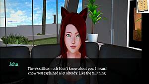In MY NEW FAMILY 195, the teen redhead gets her BIG ASS fucked in the game room