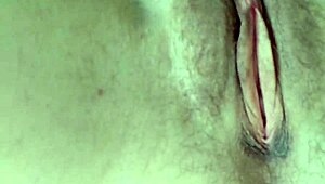 Amateur Babe Fingers Her Wet Shaved Pussy Closeup Until She Cums and Plays with Big Natural Tits