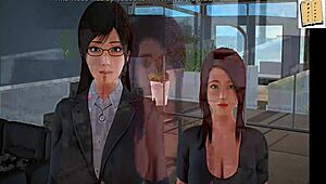 In MY NEW FAMILY 195, the teen redhead gets her BIG ASS fucked in the game room