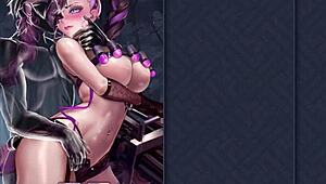 ep2 features humping diana's huge booty in kinky anime outfit