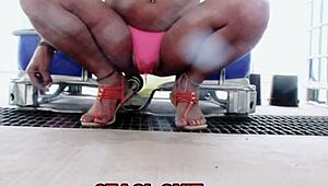 Staci in pink panties