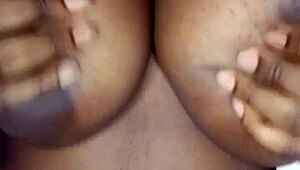 Beautiful chubby british babe spreads and masturbates her breasts in softcore usa scene.