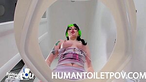 Hey, are you ready to be my human toilet right now?