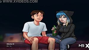 summertimesaga - peeping naked people through binoculars e1 78