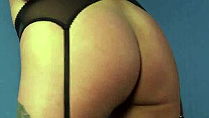 Busty Inked Britt Demands Cock and Facial. Close-Up Action in Stockings.