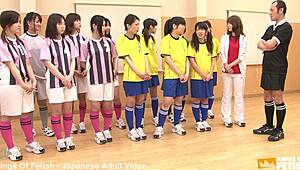 I watched a Japanese female team take naughty lessons from their coach, so wild!
